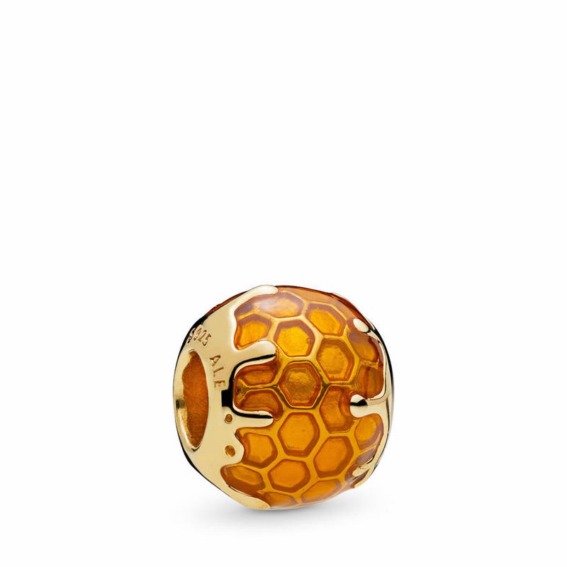 Pandora Shine™ Golden Honey Charm NZ, 18ct Gold Plated (536489-PBH)